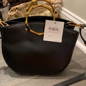 Black designer purse